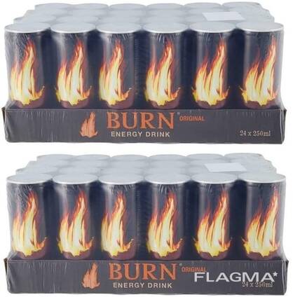 Burn Energy Original Energy Drink 500 ml Pack of 4