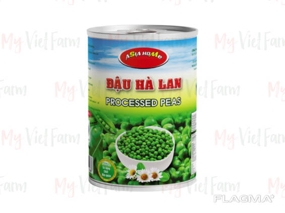 Canned Green Peas from the manufacturer