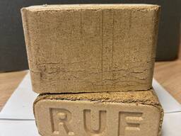 Топливные древесные брикеты RUF (RUF- брикет) из 100% дуба, качество ПРЕМИУМ
